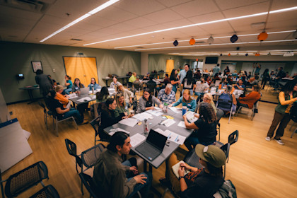 A "Grow Local Tempe" workshop, hosted with Unlimited Potential at the Escalante Community Center